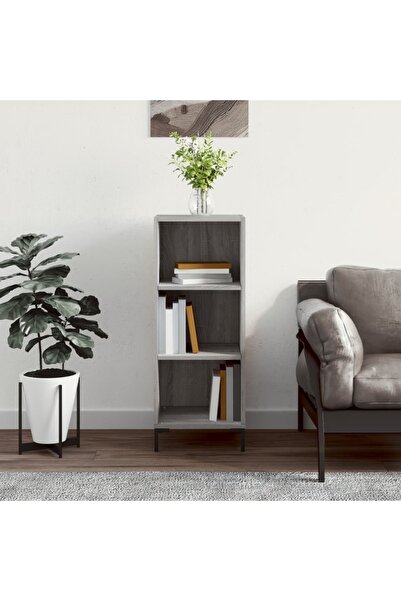 Concept Servantă, gri sonoma, 34,5x32,5x90 cm, lemn compozit
