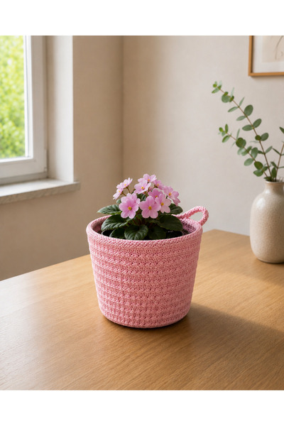 ÖRGÜM Coș Mini Organizator Mini coș multifuncțional 12x10 cm NU INCLUDE PLANTĂ