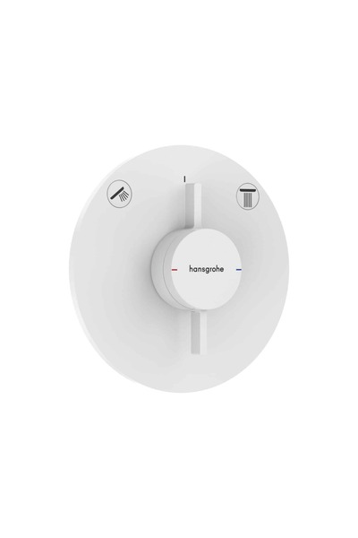 Hansgrohe Baterie încastrată pentru 2 consumatori, alb mat, DuoTurn S