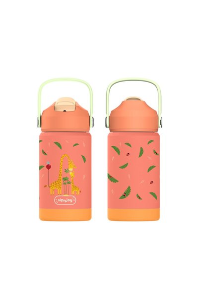 SipnJoy - Flipsip Children's Water Thermos |   360 ml - Giggle Giraffe