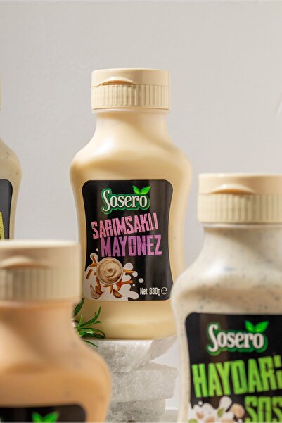 Sosero Sarımsaklı Mayonez Sos 330 gr