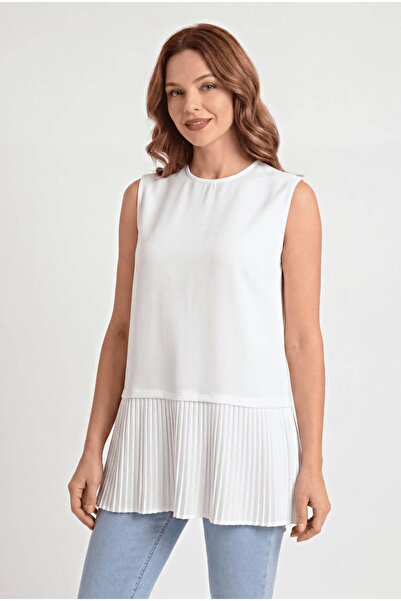 USLULAR Piliseli Undergarment Tunic Zero Sleeve White 1 Piece
