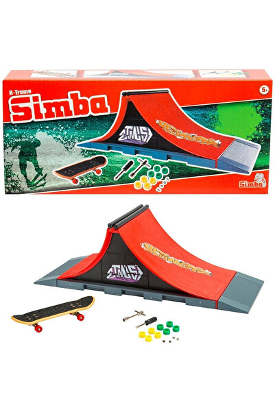 Simba 103304654 Finger Skateboard Ramp Ultimateramp 27x10x9cm skateboard 8 spare