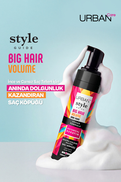 Urban Care Style Guide Ekstra Dolgunlaştırıcı Hacim Köpüğü- Esnek Tutuş Ultra Volume-200ml