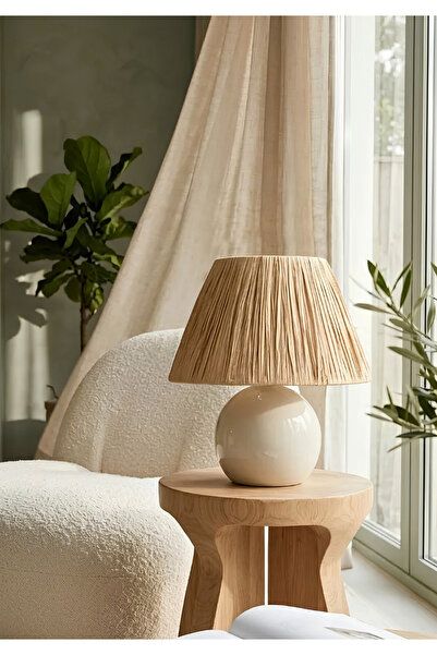 HOMİNG Pico Natural Bej Abajur