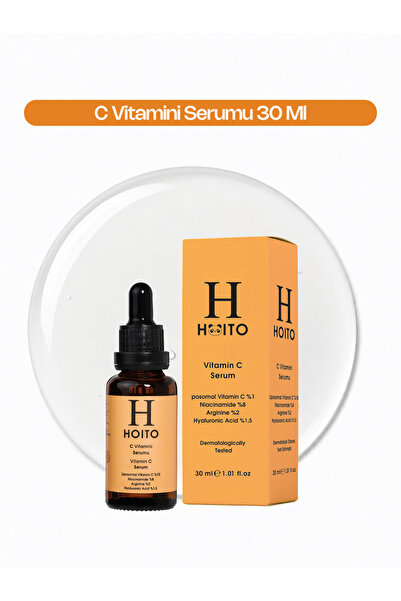 Hoito C Vitamini Serumu 30 ml - Liposomal Vitamin C %10 - Ton Eşitleyici Ve A...
