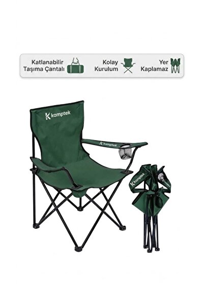 kamptek kamp teknolojisi Kamp Piknik Doğa Sandalyesi Katlanabilir Taşıma Çant...