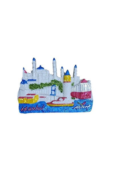 REYYAN istanbul magneti polyester kabartma hediyelik magnet