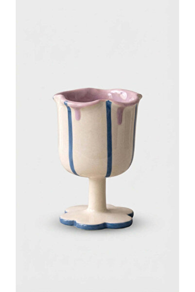 Brandsmiths Handmade Ceramic Goblet – Hand-Painted Detailing