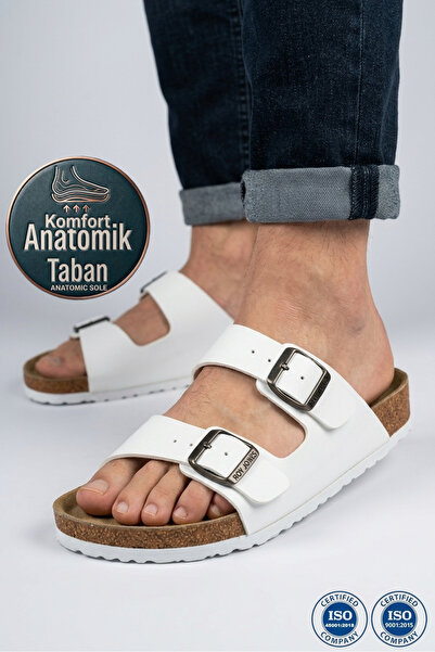 Roy Jones Παντόφλες Unisex Orthopedic Sole Comfort Model με διπλή ζώνη με αγκ...