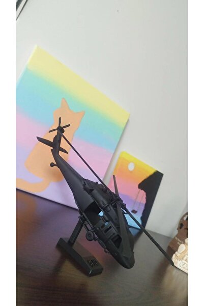 KLC Tasarım Skorsky S70 Model 3D Baskı Helikopter (30 CM DOLGUSUZ)