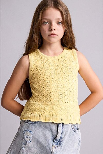 DeFacto Openwork Tank Top for Girls H7583A826Sm
