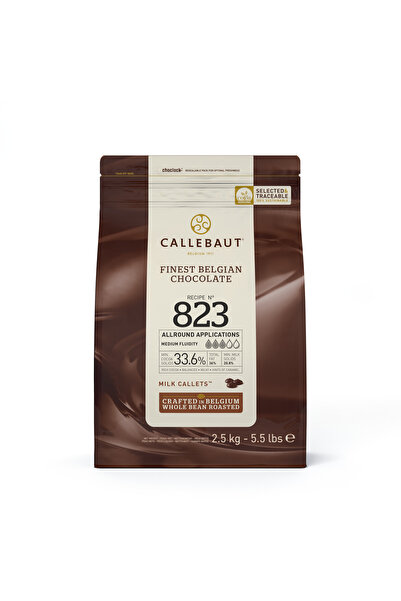 Callebaut 823 Sütlü Küvertür Drop Çikolata 2.5 KG