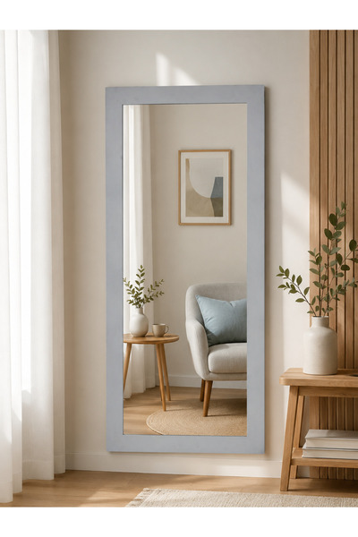 DFN WOOD Masif Ahşap 150x70 Cm Dikdörtgen Gri Dekoratif Duvar Salon Ofis Boy ...