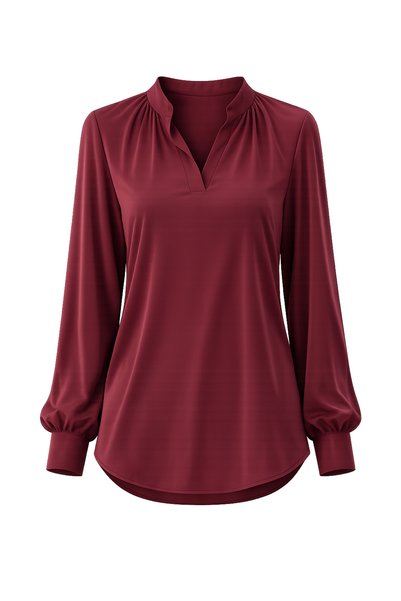 why lili Pamuk Polyester Modal Kadın Bluz
