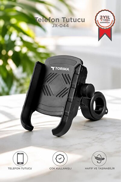 Torima Telefon Tutucu Motor Motosiklet ve Bisiklet Çok Amaçlı Tutucu JX044 Siyah