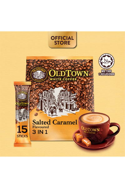 Old Town Coffee WHITE COFFEE SALTED CARAMEL 3IN115X35GX20