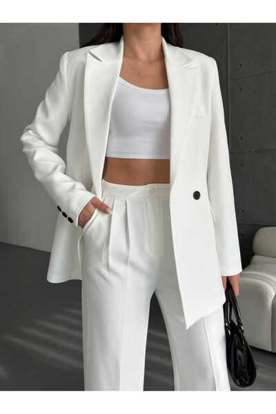 MYGİYİMİSTANBUL sacou palazzo pantaloni costum