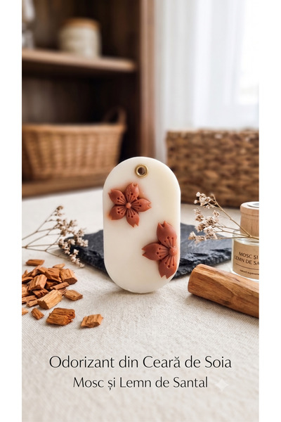 ARÉA Scents Odorizant dulap Mystic Muskwood, Mosc si lemn de santal,Oval, cea...
