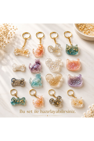 cnk craft shop Epoksi Başlangıc Kalıp Seti, Epoksi Başlangıç Set , Epoksi Reçine , Epoksi Silikon Kalıp