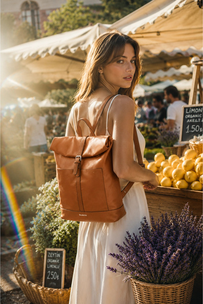 BUENO Taba tbc flotter leather women's backpack