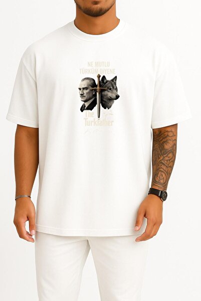 Bahriyeli Collection قصة فضفاضة تي شيرت The Turkishfather Saying What I'm Hap...