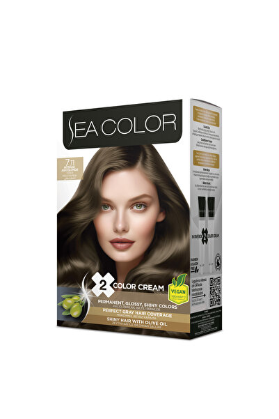 Sea Color Set Saç Boyası 7.11 Yoğun Küllü Kumral