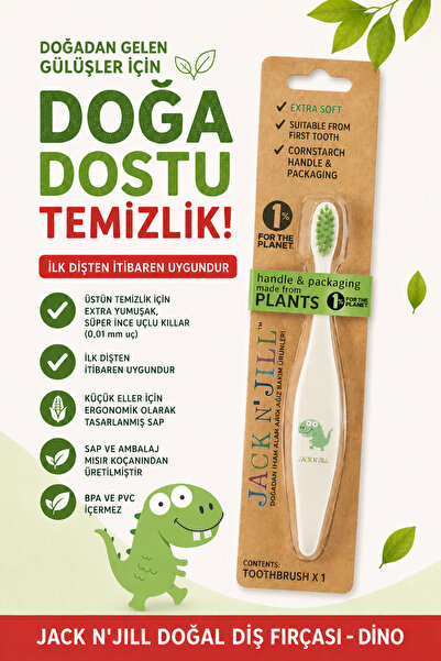 Jack N'Jill Jack N Jill Doğal Diş Fırçası - Dino