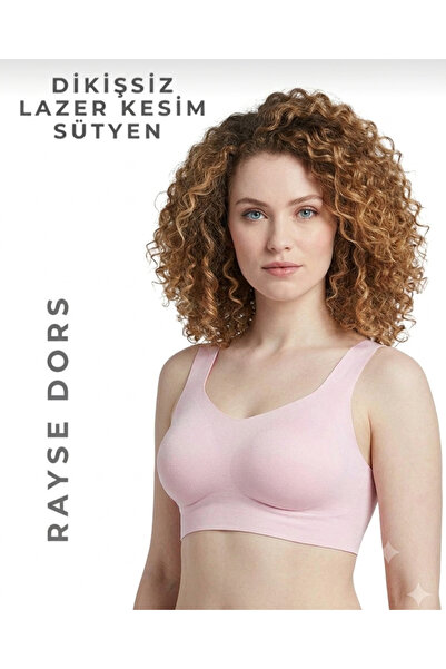 RAYSE DORS Thick Strap Padded Underwire-Free Invisible Non-Marking Laser Bra