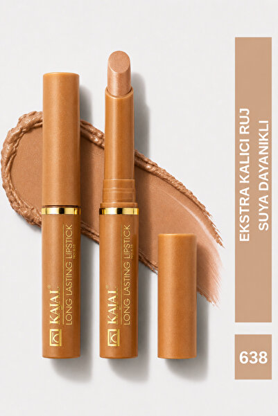 KAJAL Uzun Süre Kalıcı Ruj & Long Lasting Lipstick No: 638