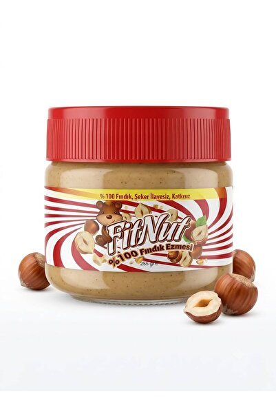 FitNut Şeker ilavesiz %100 Fındık Ezmesi 255gr