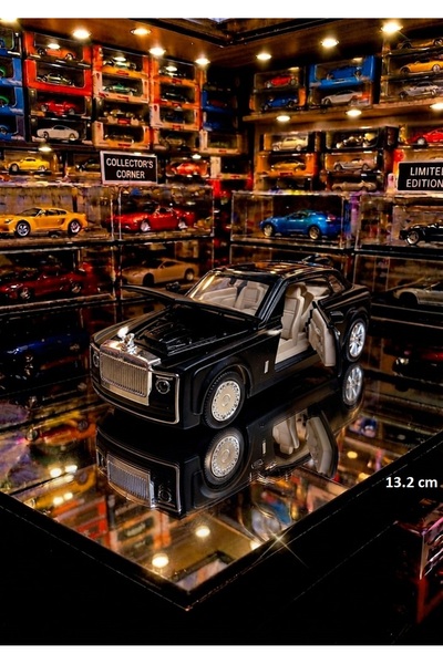 OYUNCAKSAHİLİ ROLLS ROYCE SWEPTAİL DIECAST 1,36 METAL ARABA 13.2cm KAPI BAGAJ...