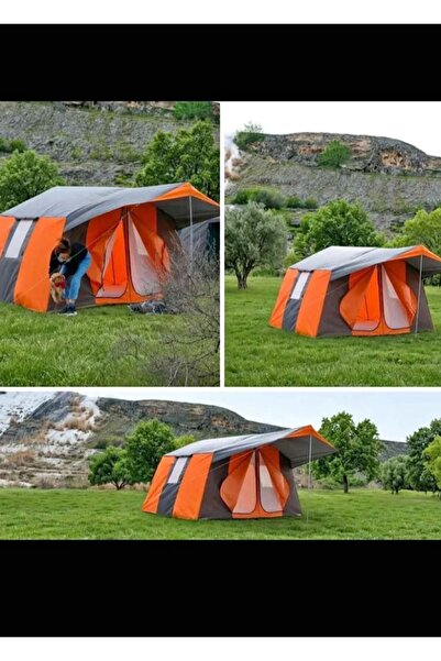 Zey Camping Zeycamping 2 Oda ve Mutfaklı KAMP ORMAN ŞANTİYE DEPO ÇADIRI 6 KİŞ...