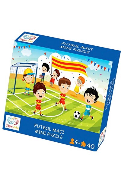 Çılgın Zeka Futbol Maçı Mini Puzzle 40 Parça 3 4 yaş çocuk puzzle ve yapboz 5...