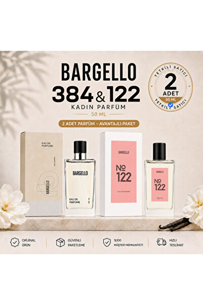 Bargello Kadın Parfüm 2'li Set 122  + 384  50 Ml Edp