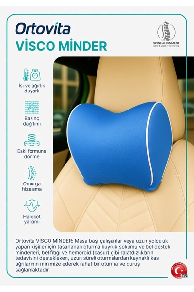 ORTOVİTA Yeni Nesil Visco Ortopedik Ergonomik Kaymaz , Terletmeyen Kumaş Yol ...