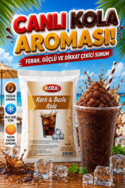 Koza Premium Selection Slush Makinesi Tozu Karlı Buzlu Buzlaş Ice Slush Toz K...