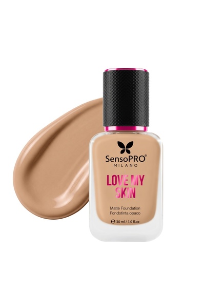 SensoPRO Milano Fond de ten Love My Skin, cu vitamina E, SensoPRO Milano, S07...