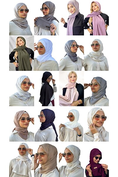 ALDAIYR 20 Pashmina Shawls Viscose Cotton 150 Gr