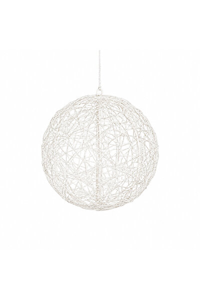 Blends Hanging Decorations Metal Ball White Color from Azha