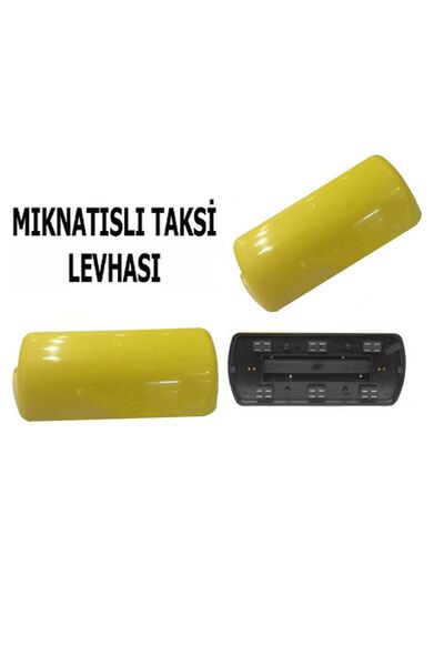 Leader Taksi Levhası Işıklı Mıknatıslı Karayolları Uyumlu Yazısız Sarı