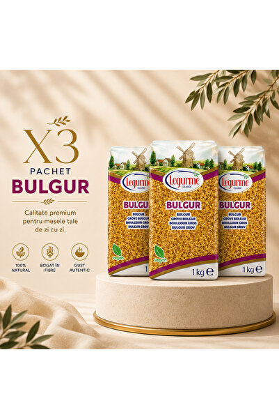 Legurme Bulgur 1 kg x3