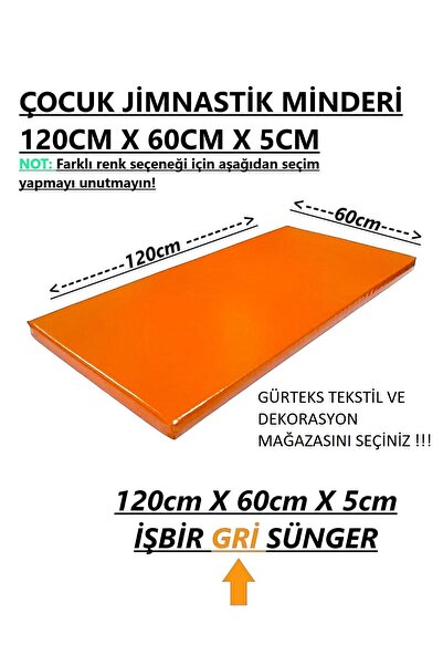 Genel Markalar 60x120x5 Cm Çocuk Jimnastik Minderi (PVC)