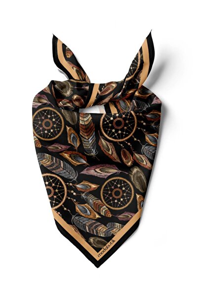 Modabutik E19 Violla Tüy Desenli Bandana