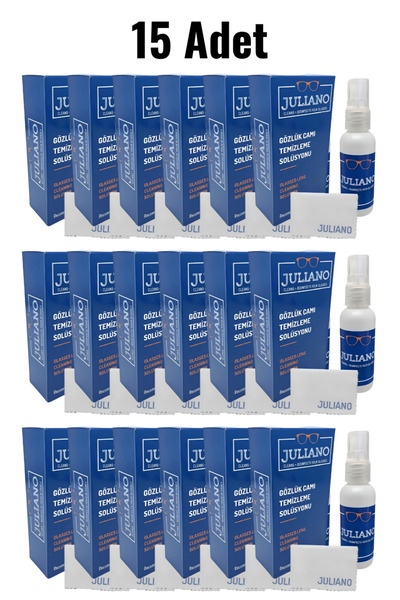 15 Pieces Glasses Cleaning Antistatic Solution Spray Set