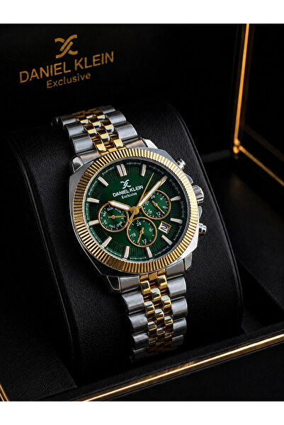 Daniel Klein Çelik Kordon Rolex Kasa+Takvim 3 Atm Suya Dayanıklı Erkek Kol Sa...