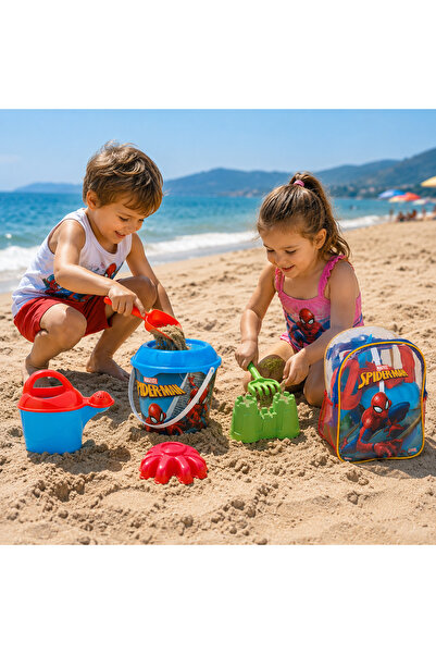 Cici Oyuncak Erkek Çocuk Bebek Deniz Tatil Park Bahçe Plaj İçin Kum Kovası Se...