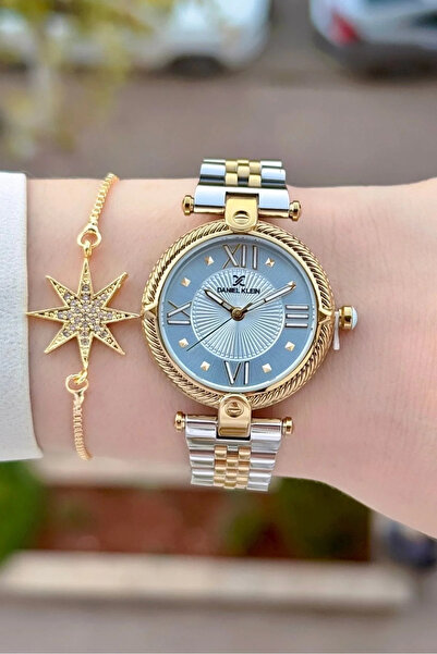Daniel Klein Sarı Silver Renk 32 Mm 24 Ay Garantli Kadın Kol Saati