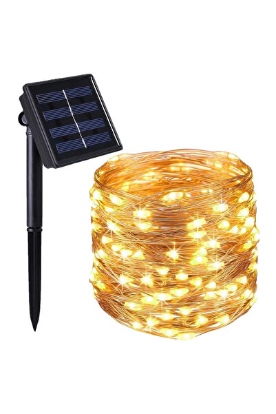 Skygo Solar Güneş Enerjili Peri Led 20 Metre Günışığı 8 Mod 200 Led