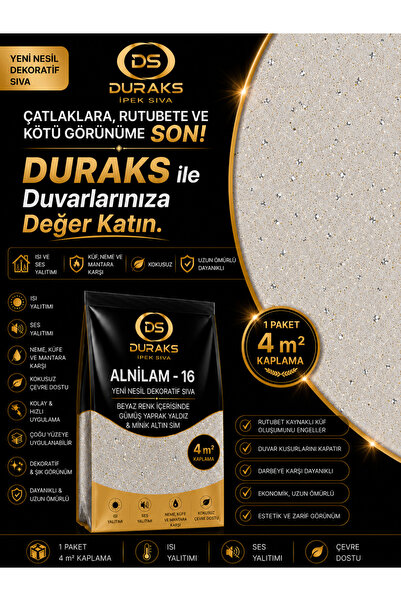 DURAKS Alnilam - 16 | Ipek Sıva & Canlı Sıva & Pamuk Sıva & Yalıtımlı Sıva